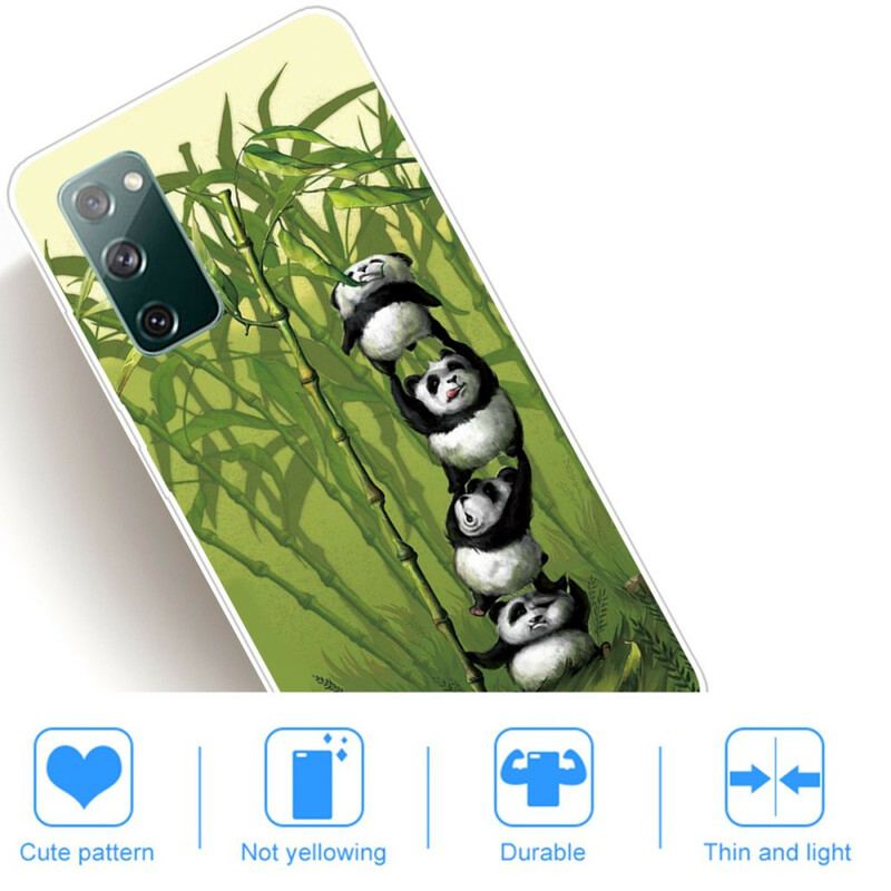 Capa Para Samsung Galaxy S20 FE Bando De Pandas