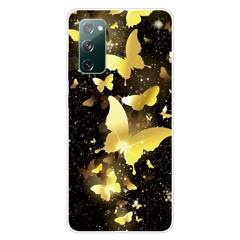 Capa Para Samsung Galaxy S20 FE Borboletas Borboletas