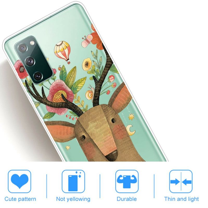 Capa Para Samsung Galaxy S20 FE Cervo Tribal
