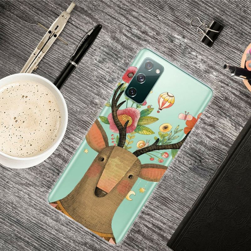 Capa Para Samsung Galaxy S20 FE Cervo Tribal