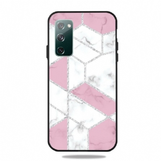 Capa Para Samsung Galaxy S20 FE Glitter Mármore