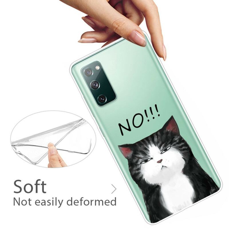 Capa Para Samsung Galaxy S20 FE O Gato Que Diz Não