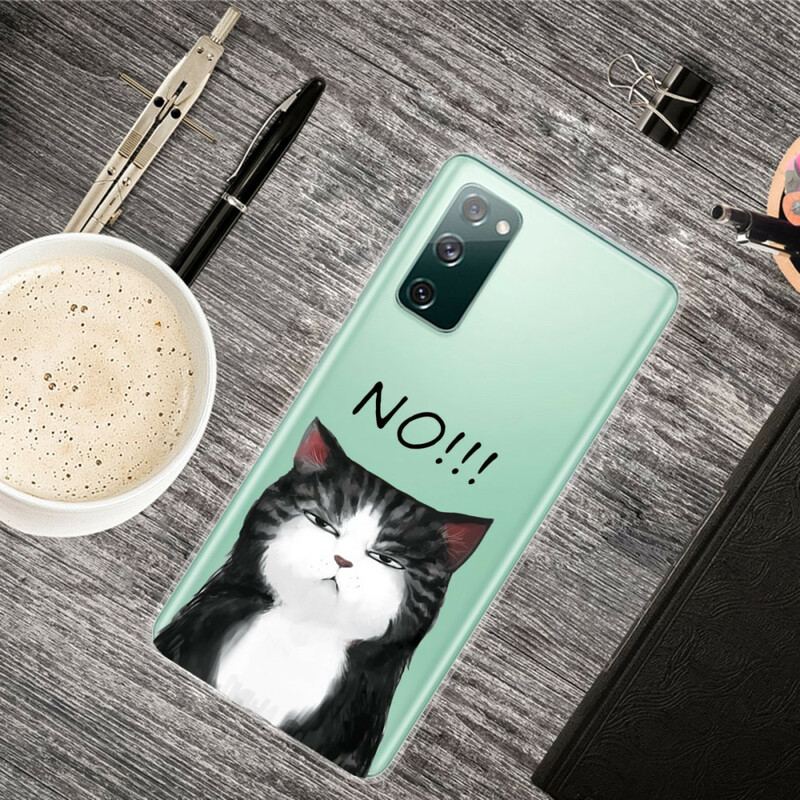 Capa Para Samsung Galaxy S20 FE O Gato Que Diz Não