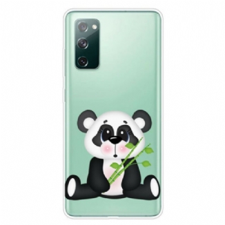 Capa Para Samsung Galaxy S20 FE Panda Triste Sem Costura