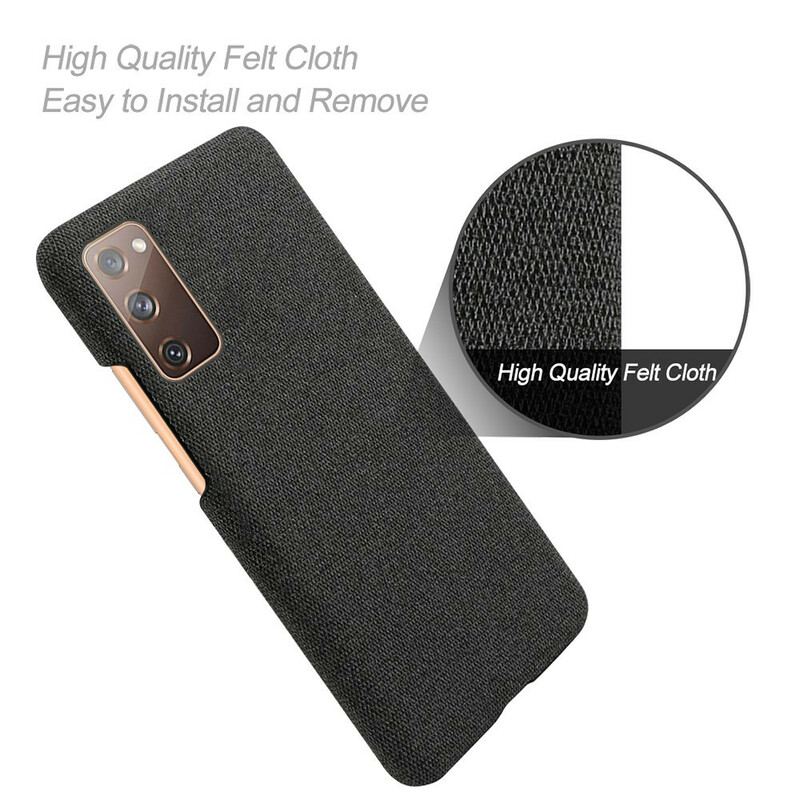 Capa Para Samsung Galaxy S20 FE Textura De Tecido