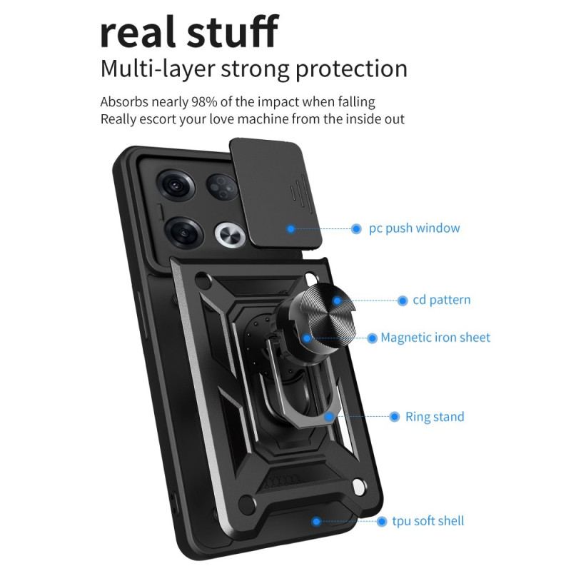 Capa De Celular Para Oppo Reno 8 Pro Anel Premium