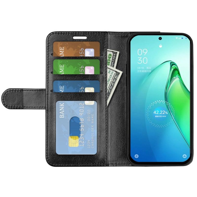 Capa Flip Para Oppo Reno 8 Pro Clássico Retrô