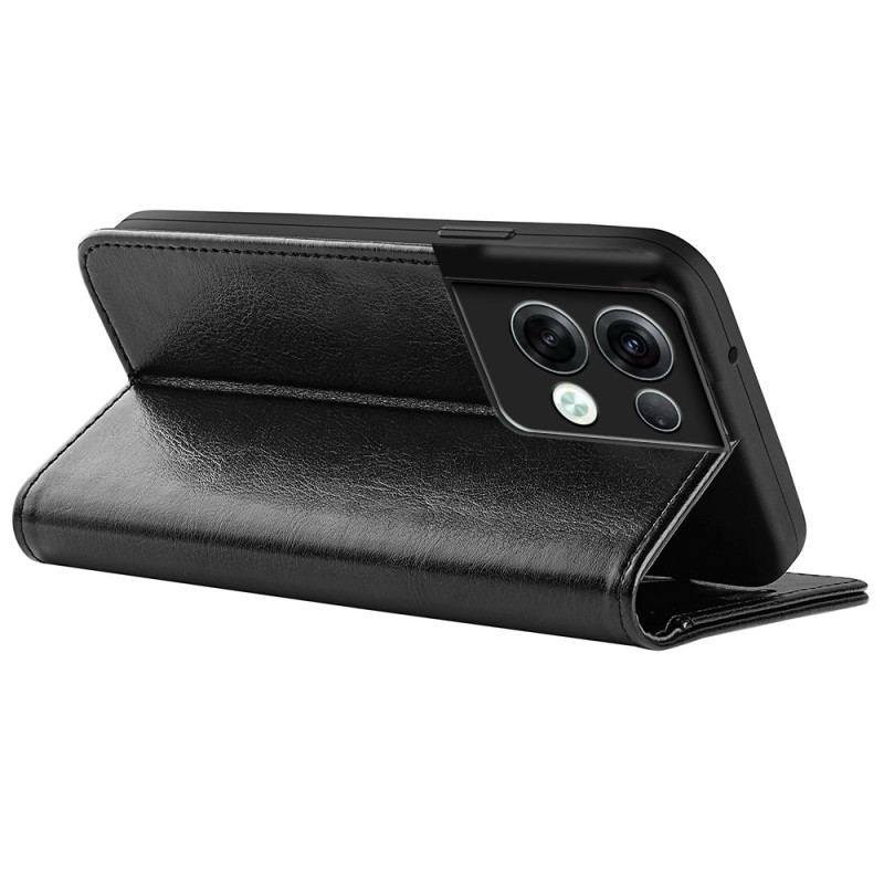 Capa Flip Para Oppo Reno 8 Pro Clássico Retrô