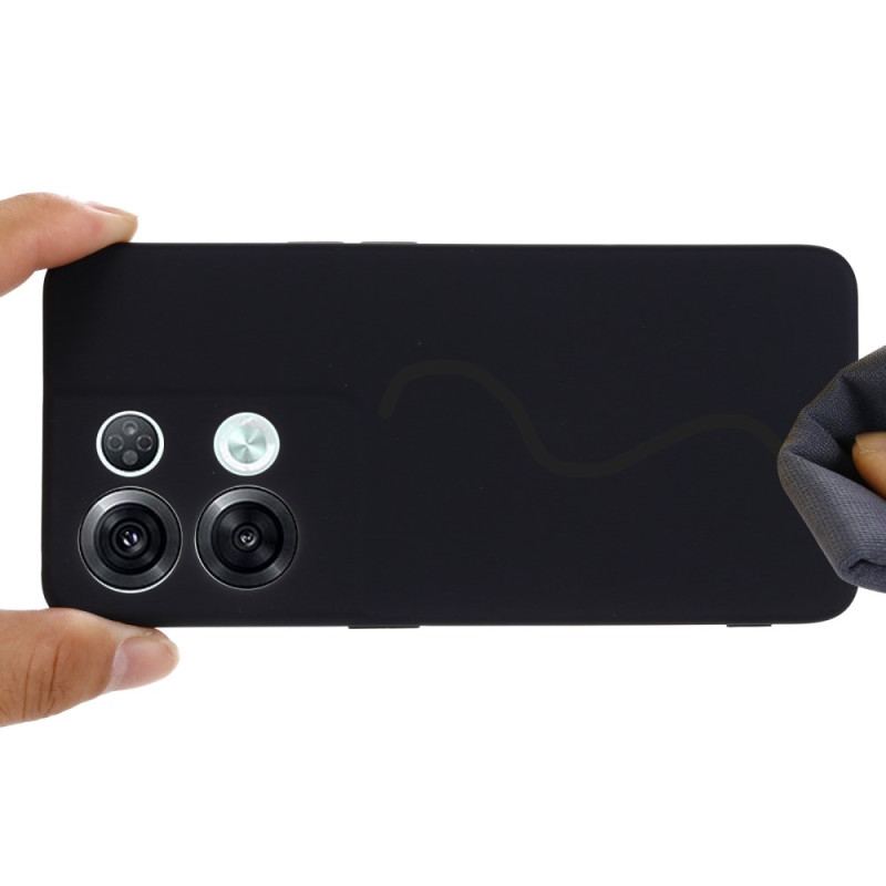 Capa Para Oppo Reno 8 Pro De Cordão Tiras De Silicone Líquido