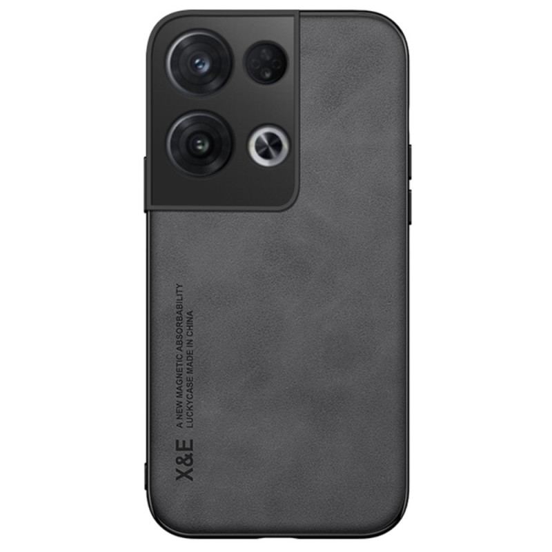 Capa Para Oppo Reno 8 Pro Efeito Couro X&e