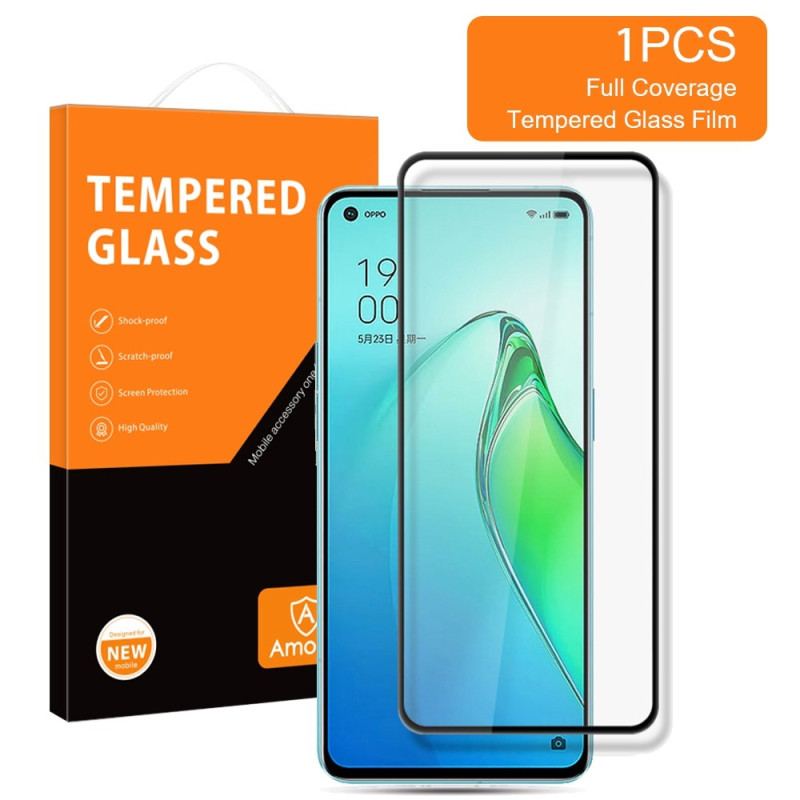 Protetor De Tela De Vidro Temperado Oppo Reno 8 Pro Black Edges