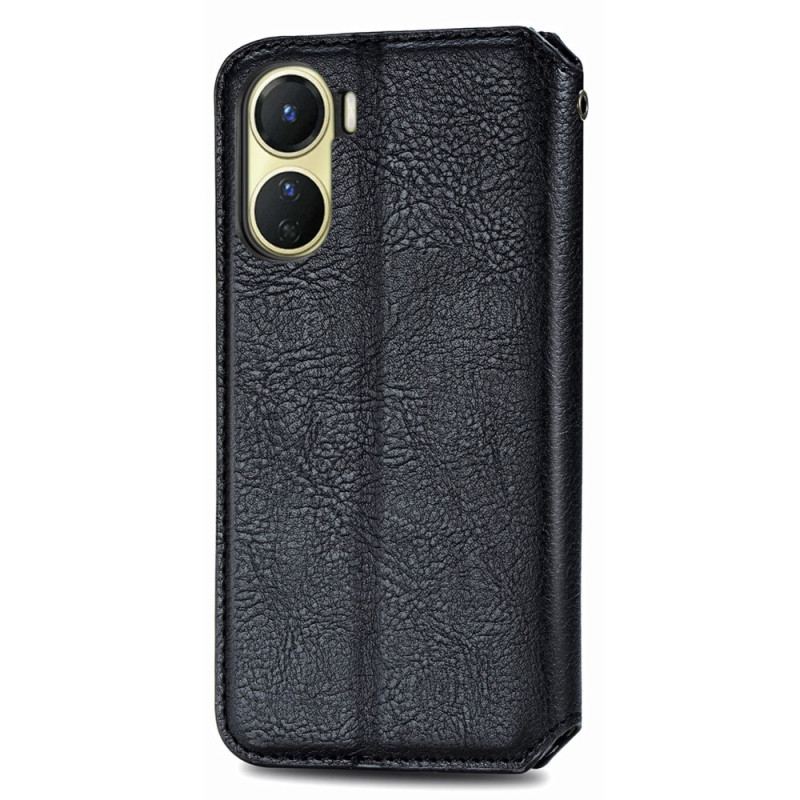 Capa De Celular Para Vivo Y16 Flip Padrão 3d