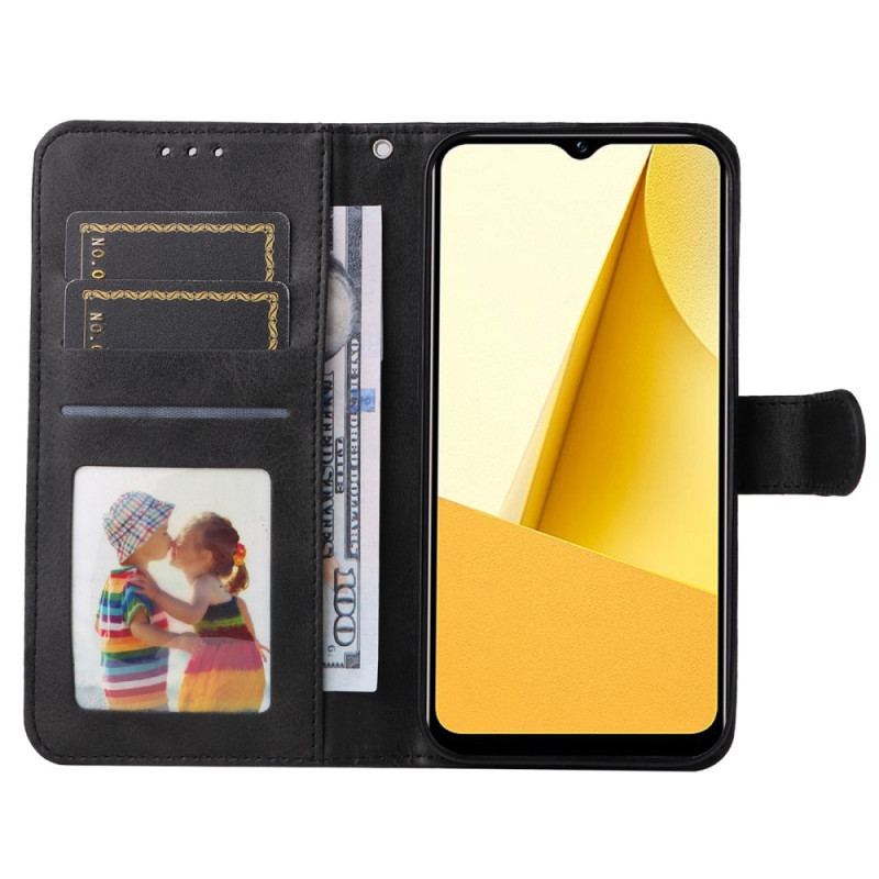 Capa De Couro Para Vivo Y16 De Cordão Simples Com Alça