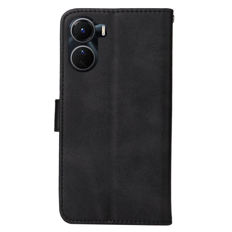 Capa De Couro Para Vivo Y16 De Cordão Simples Com Alça