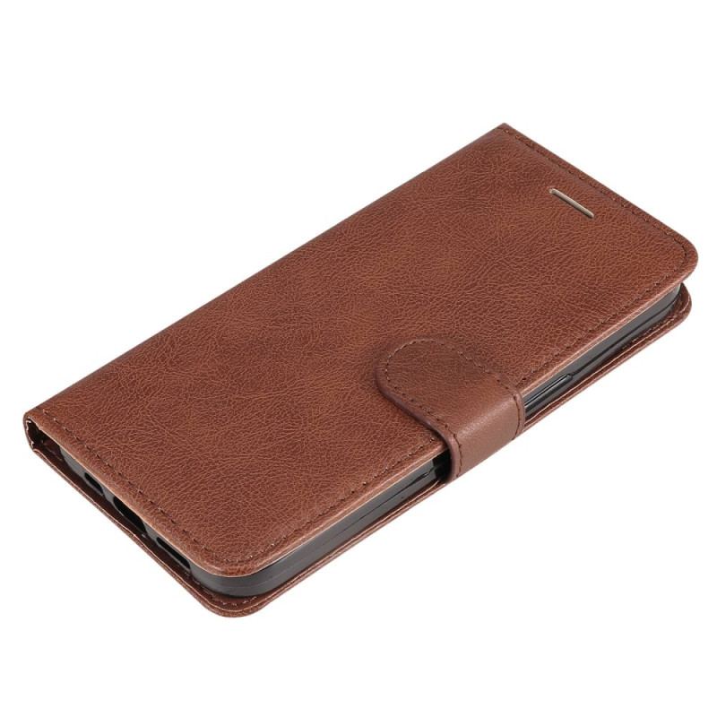 Capa Flip Para Vivo Y16 De Cordão Estilo De Couro Com Tiras