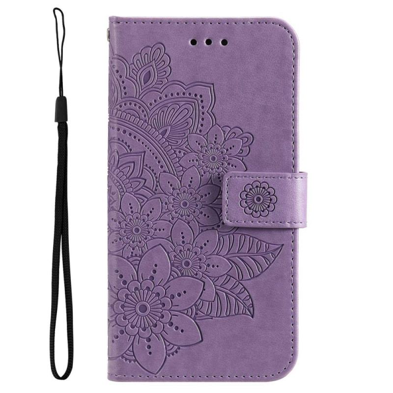 Capa Flip Para Vivo Y16 De Cordão Mandala Strappy