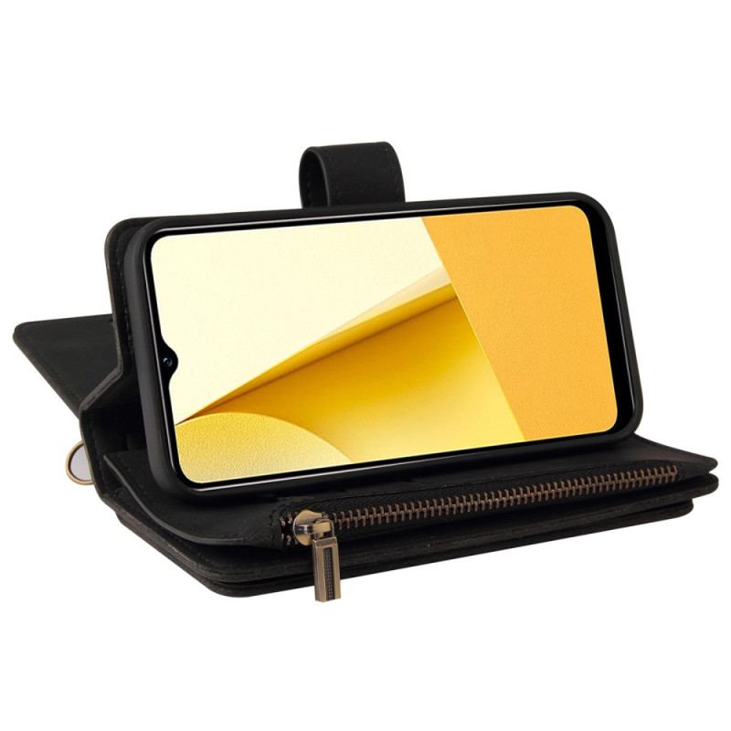 Capa Flip Para Vivo Y16 Multifunções