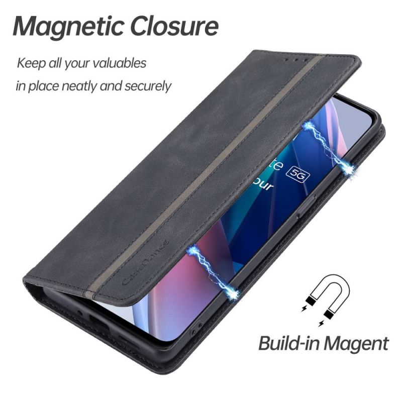 Capa De Celular Para Oppo Find X5 Pro Flip Couro Sintético Casedance