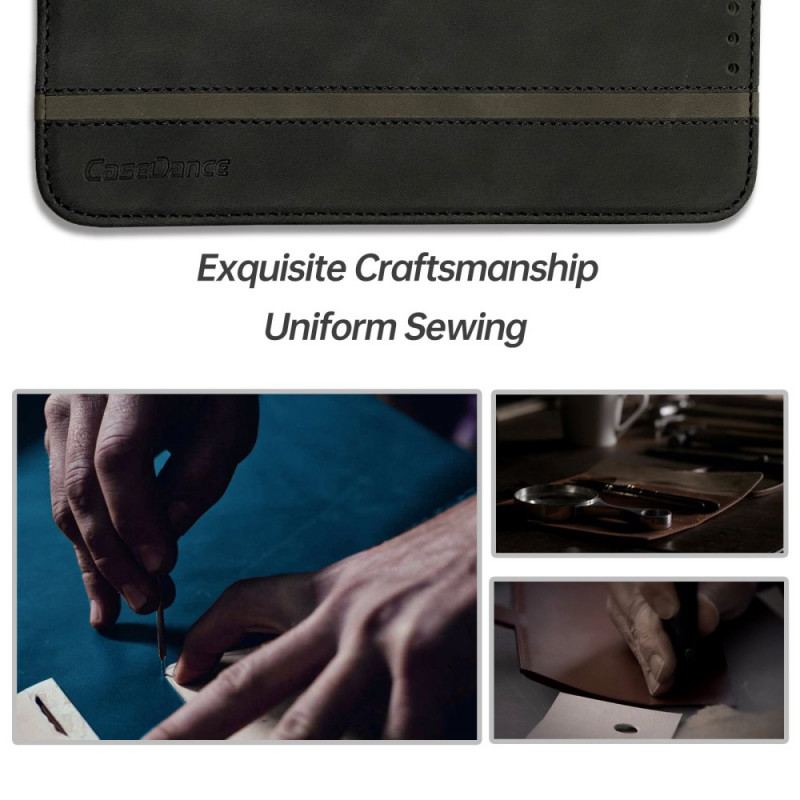 Capa De Celular Para Oppo Find X5 Pro Flip Couro Sintético Casedance