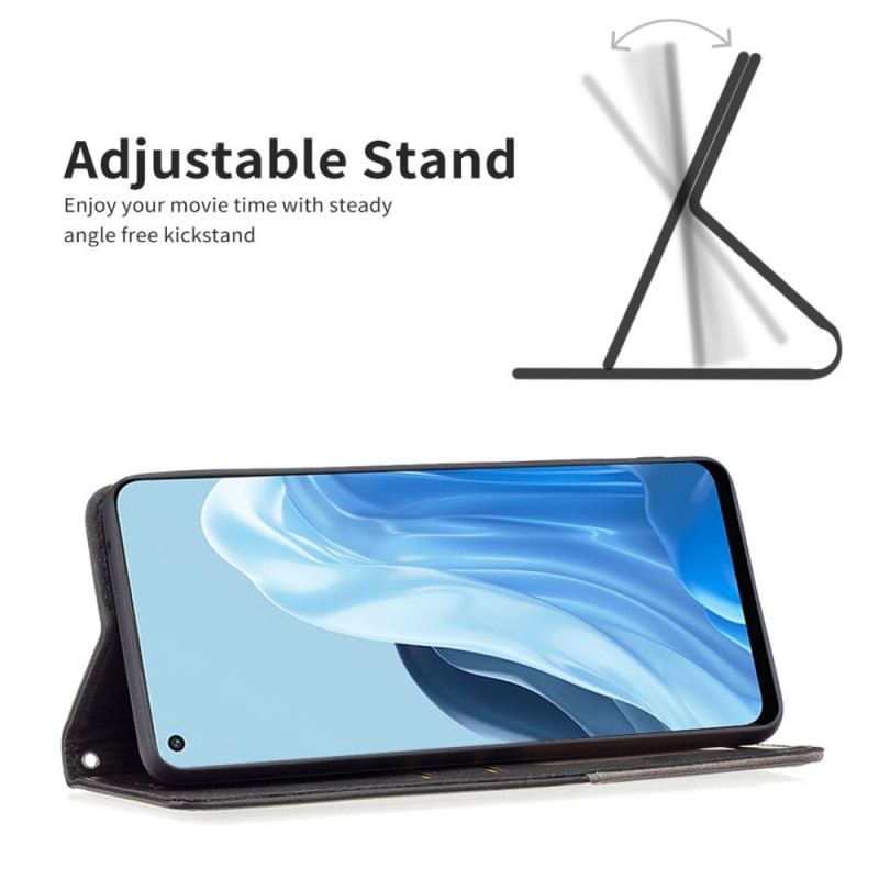 Capa De Celular Para Oppo Find X5 Pro Flip Diamantes