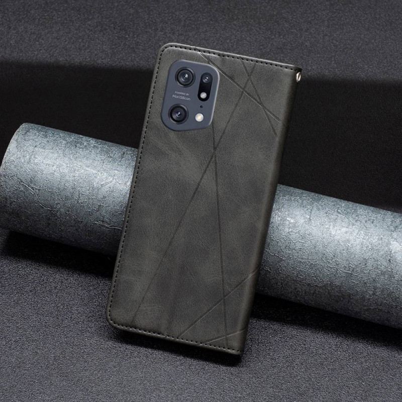 Capa De Celular Para Oppo Find X5 Pro Flip Diamantes