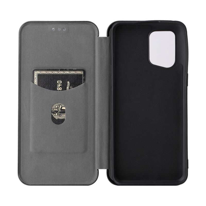 Capa De Celular Para Oppo Find X5 Pro Flip Textura De Fibra De Carbono