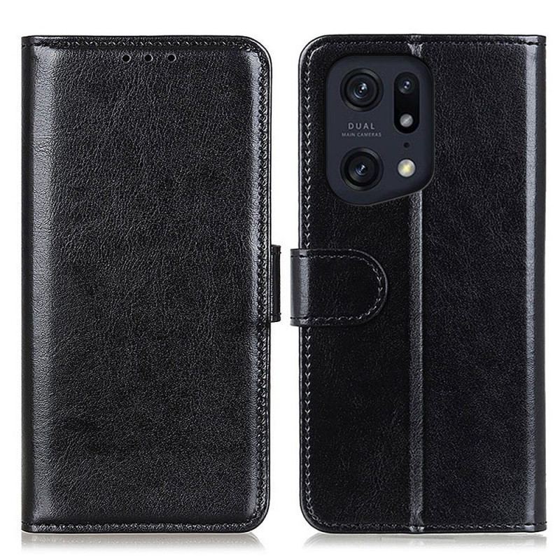 Capa Folio Para Oppo Find X5 Pro Frozen Finesse