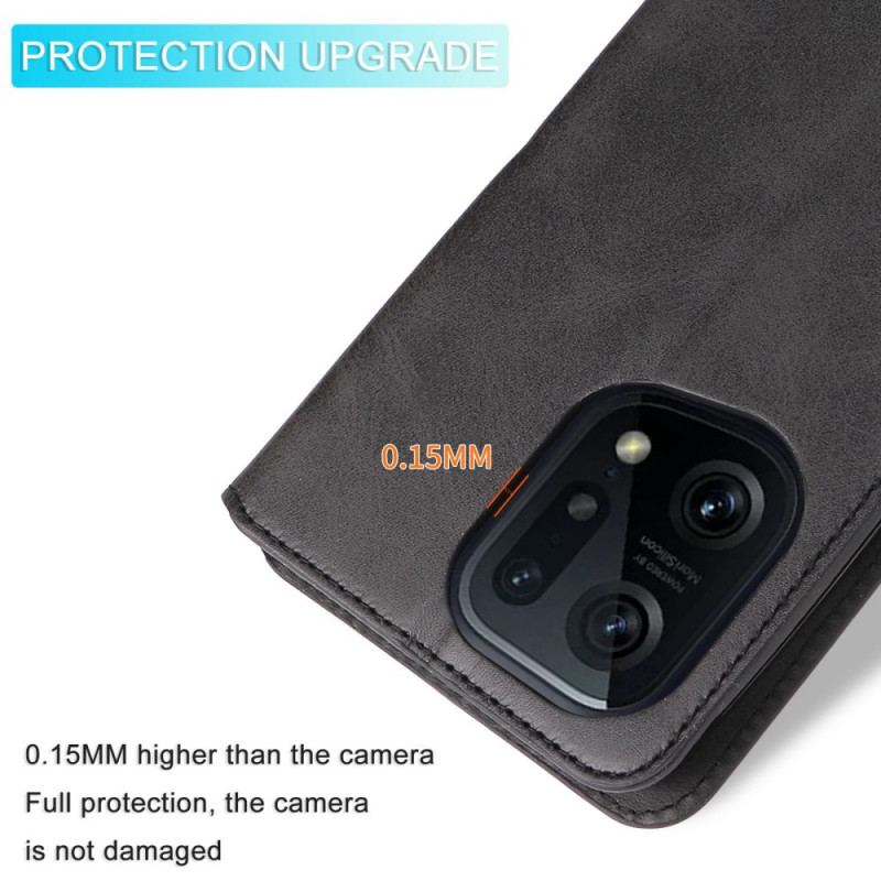 Capa Folio Para Oppo Find X5 Pro Unido