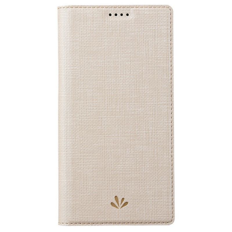 Capa Folio Para Oppo Find X5 Pro Vili Textura De Tecido
