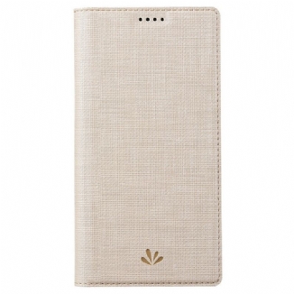 Capa Folio Para Oppo Find X5 Pro Vili Textura De Tecido