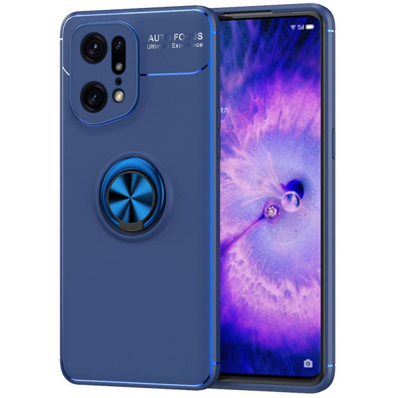 Capa Para Oppo Find X5 Pro Anel Giratório