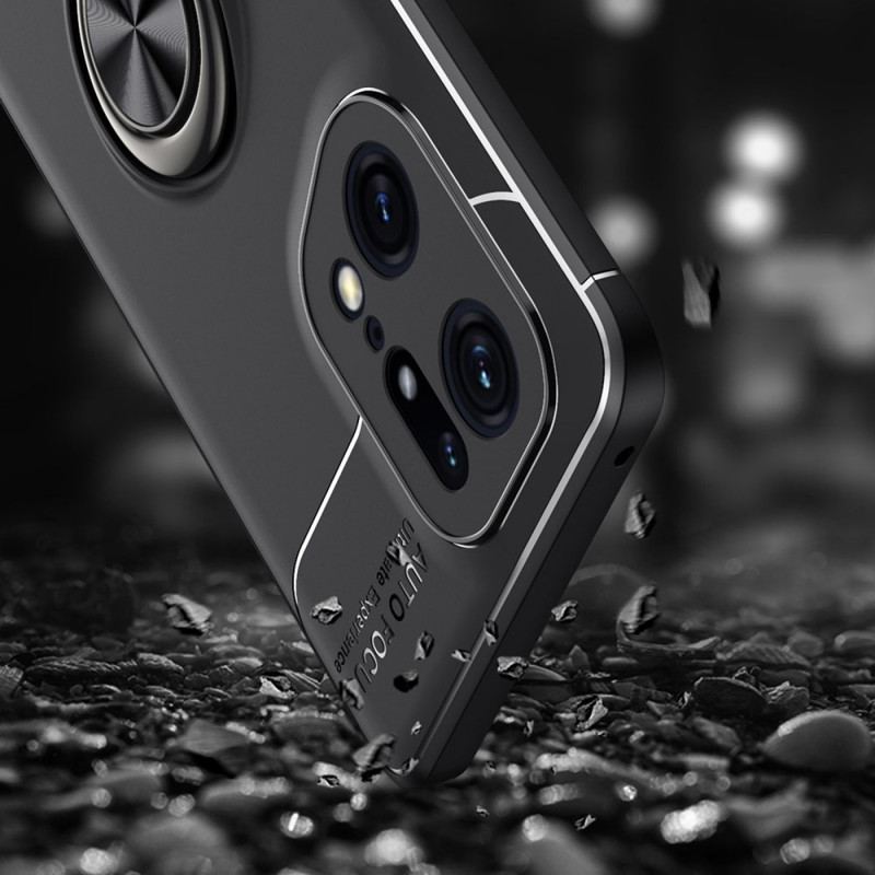 Capa Para Oppo Find X5 Pro Anel Giratório