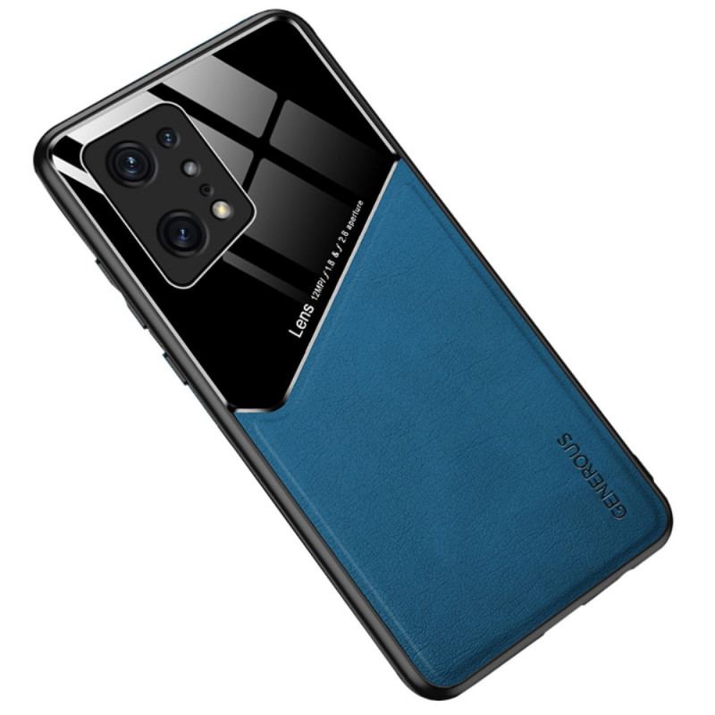 Capa Para Oppo Find X5 Pro Couro Falso Premium