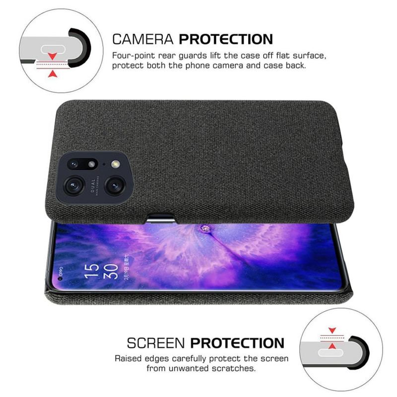 Capa Para Oppo Find X5 Pro Tecido