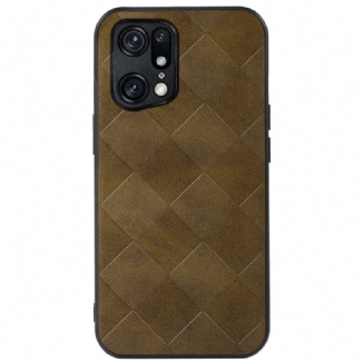 Capa Para Oppo Find X5 Pro Textura Tecida