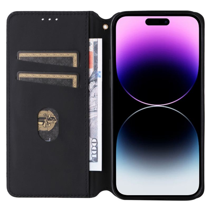 Capa De Celular Para iPhone 15 Flip Cubos 3d