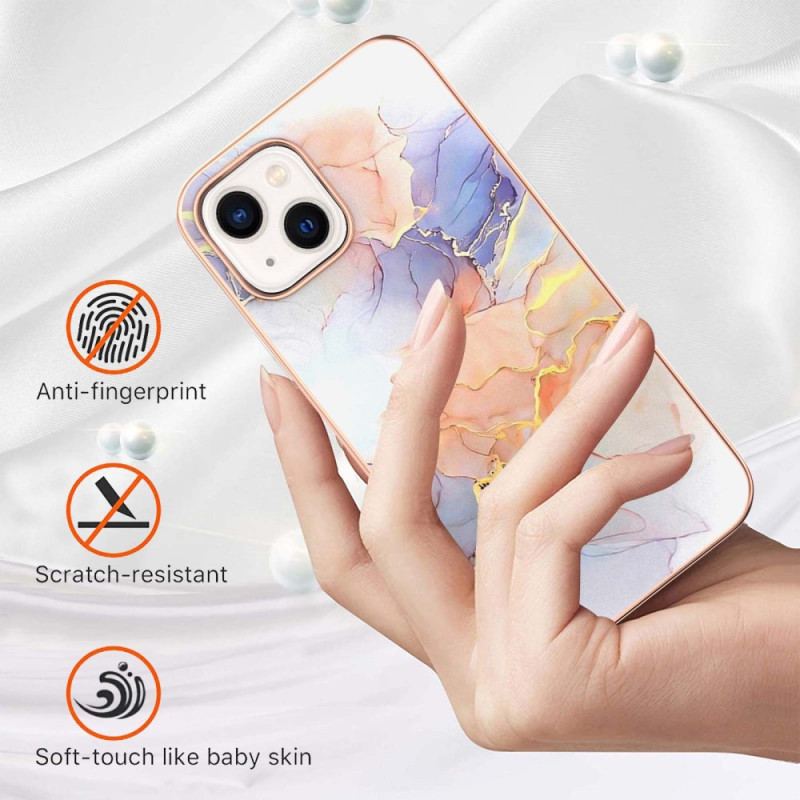 Capa De Celular Para iPhone 15 Mármore