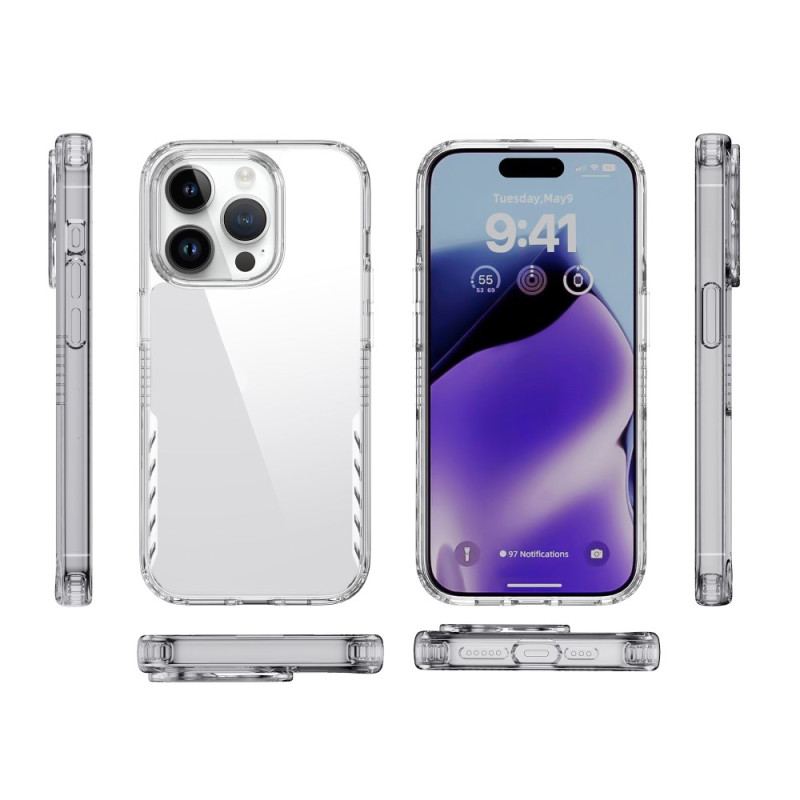 Capa Para iPhone 15 Ipaky Colorido Transparente
