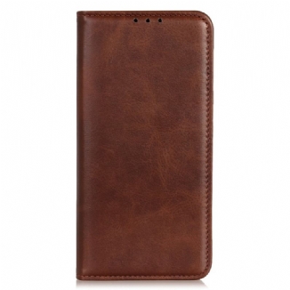 Capa De Celular Para Samsung Galaxy A03 Flip Couro Rachado Elegância