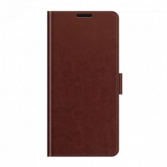 Capa De Couro Para Motorola Edge 20 Lite Couro Ultra Sintético