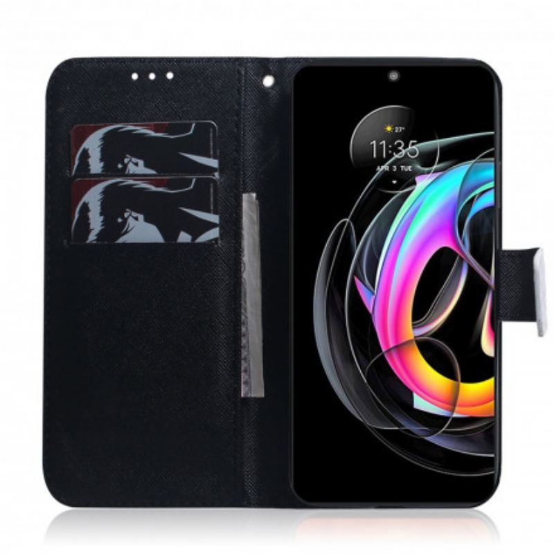 Capa Flip Para Motorola Edge 20 Lite Ernesto O Lobo