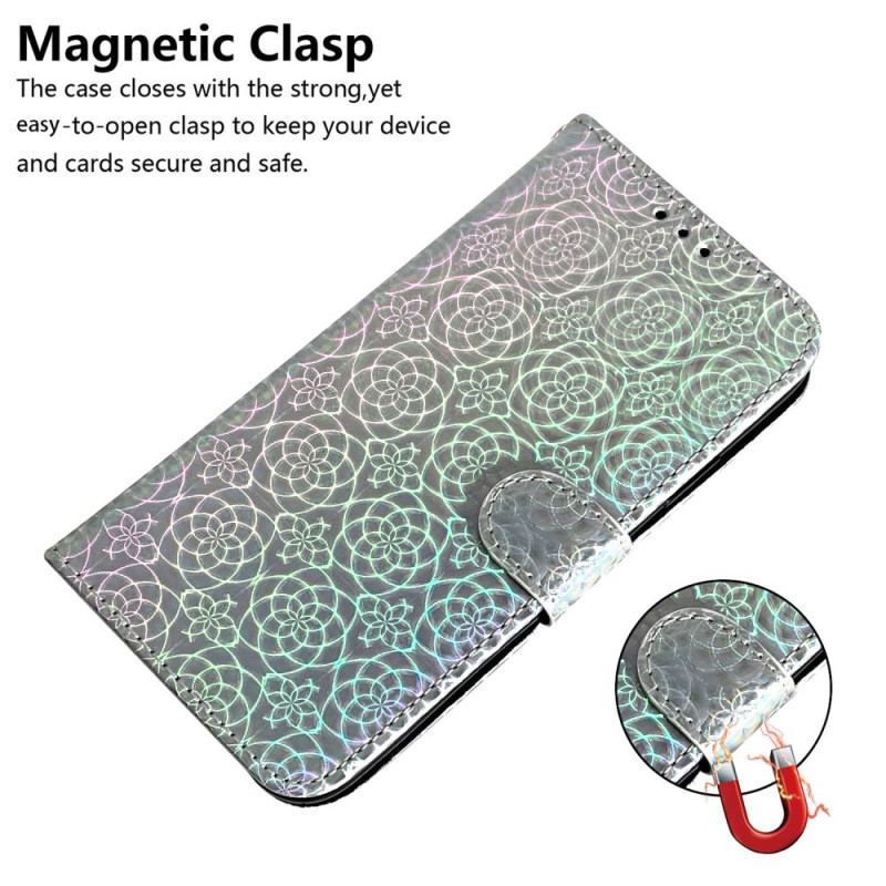 Capa Folio Para Oppo Reno 8 Estilo Discoteca