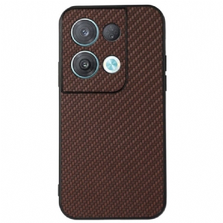 Capa Para Oppo Reno 8 Fibra De Carbono