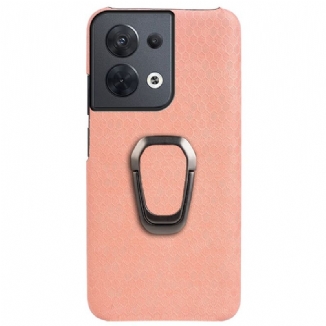 Capa Para Oppo Reno 8 Honeycomb Com Suporte De Anel