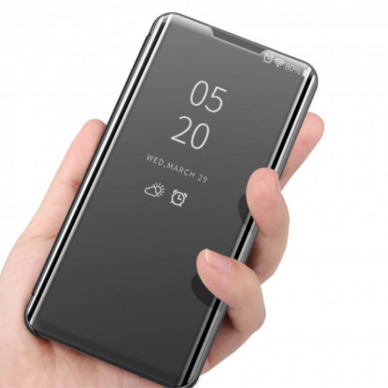 Capa De Celular Para Samsung Galaxy A32 Espelho E Couro Sintético