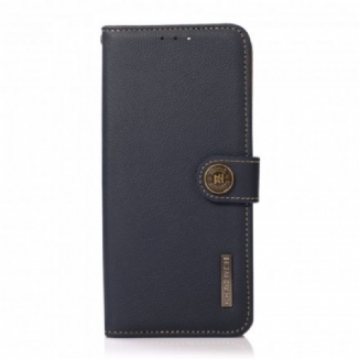 Capa De Couro Para Samsung Galaxy A32 Imitação De Couro Khazneh Rfid