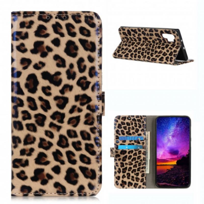 Capa De Couro Para Samsung Galaxy A32 Leopardo Simples