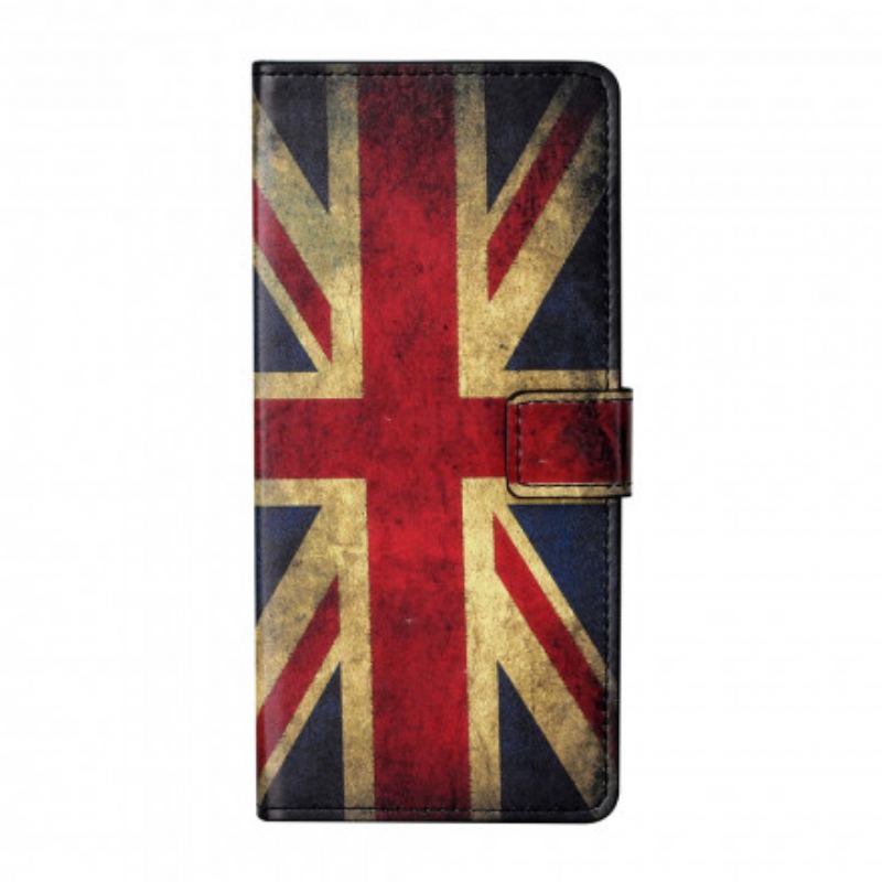 Capa Flip Para Samsung Galaxy A32 Bandeira Da Inglaterra