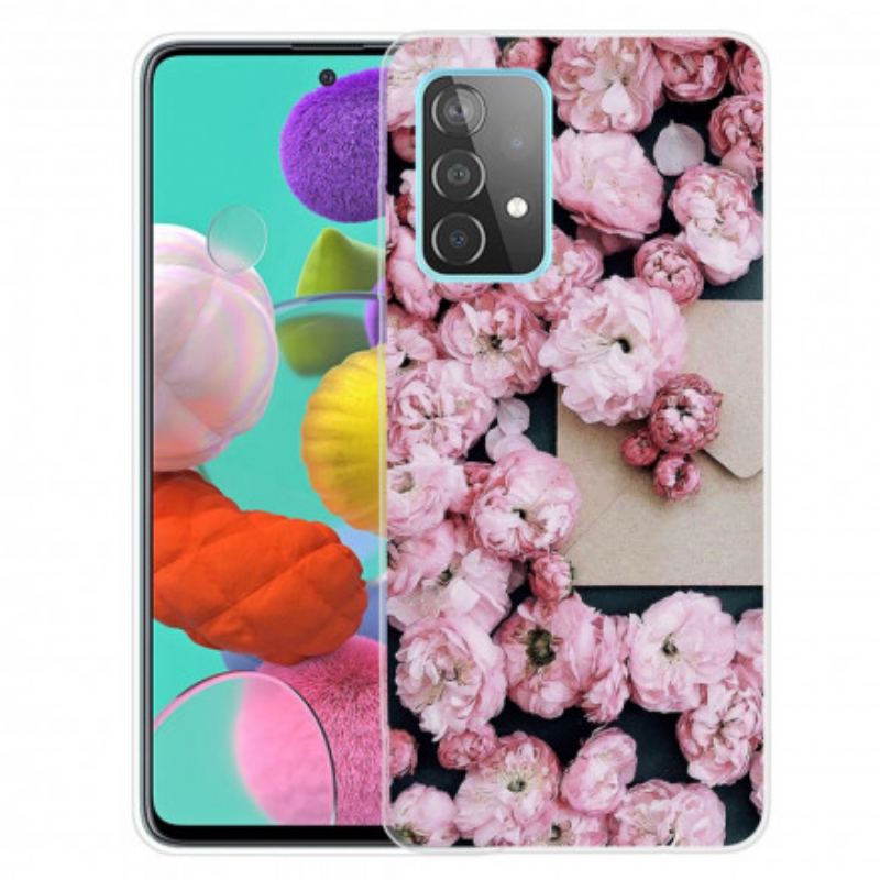 Capa Para Samsung Galaxy A32 Flores Intensas