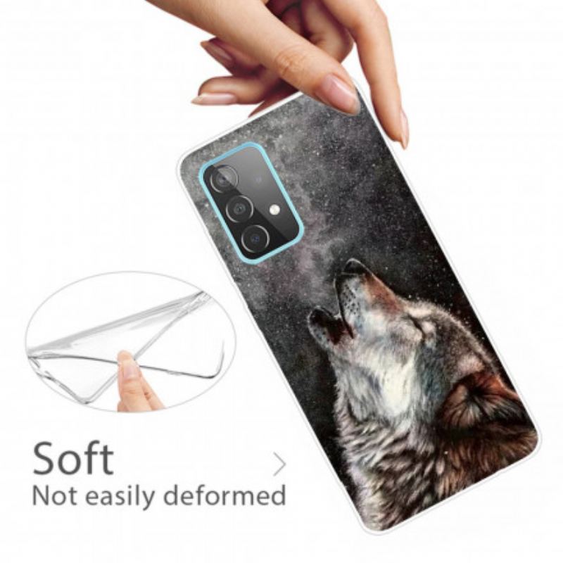 Capa Para Samsung Galaxy A32 Lobo Sublime